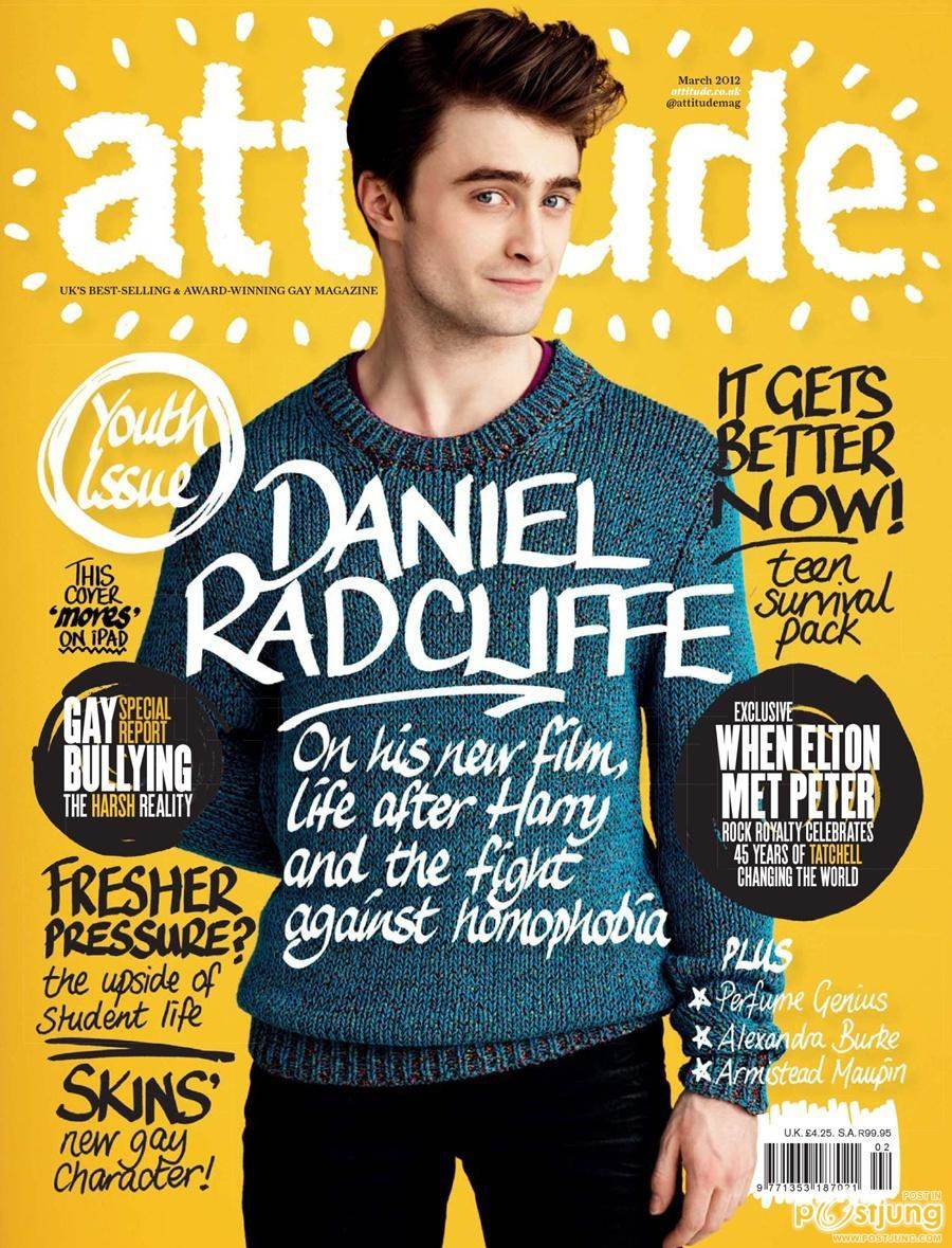 Daniel Radcliffe @ Attitude UK March 2012