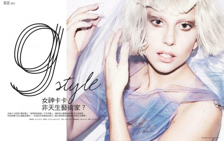 Lady gaga @ ELLE taiwan february 2012