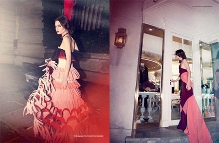 L'OFFICIEL UKRAINE: MADE VAN KRIMPEN IN "PARIS LOVES COUTURE" BY PHOTOGRAPHER LUDOVIC ANDRAL