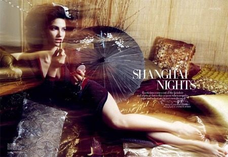 HARPER'S BAZAAR ARABIA: TARA EMAD IN "SHANGAI NIGHTS" BY PHOTOGRAPHER ANDREW HOBBS