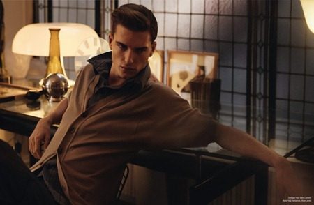 L'OFFICIEL HOMMES GERMANY: NIKOLA JOVANOVIC BY PHOTOGRAPHER PETER GEHRKE