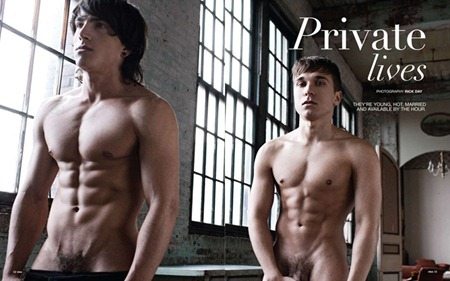 DNA MAGAZINE: MARCELLO & ENRICO DE GIULI IN "PRIVATE LIVES" BY PHOTOGRAPHER RICK DAY