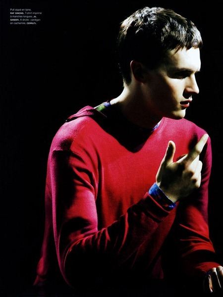 NUMERO HOMME: LUKA BADNJAR & VICTOR NYLANDER IN "POLYCHROME" BY PHOTOGRAPHER PIERRE DEBUSSCHERE