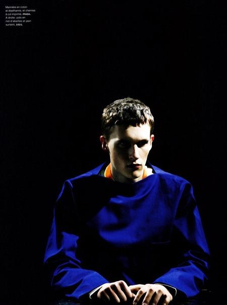 NUMERO HOMME: LUKA BADNJAR & VICTOR NYLANDER IN "POLYCHROME" BY PHOTOGRAPHER PIERRE DEBUSSCHERE