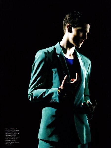 NUMERO HOMME: LUKA BADNJAR & VICTOR NYLANDER IN "POLYCHROME" BY PHOTOGRAPHER PIERRE DEBUSSCHERE