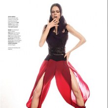 THE SUNDAY TELEGRAPH: COCO ROCHA IN  THE SCARLET WOMAN  BY PHOTOGRAPHER ALEX CAYLEY