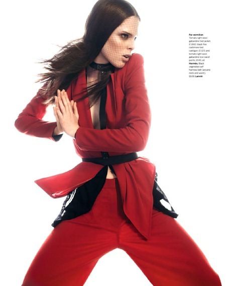 THE SUNDAY TELEGRAPH: COCO ROCHA IN "THE SCARLET WOMAN" BY PHOTOGRAPHER ALEX CAYLEY