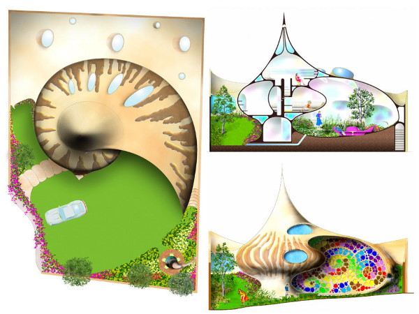 Whimsical House &ndash; Nautilus House in Mexico City