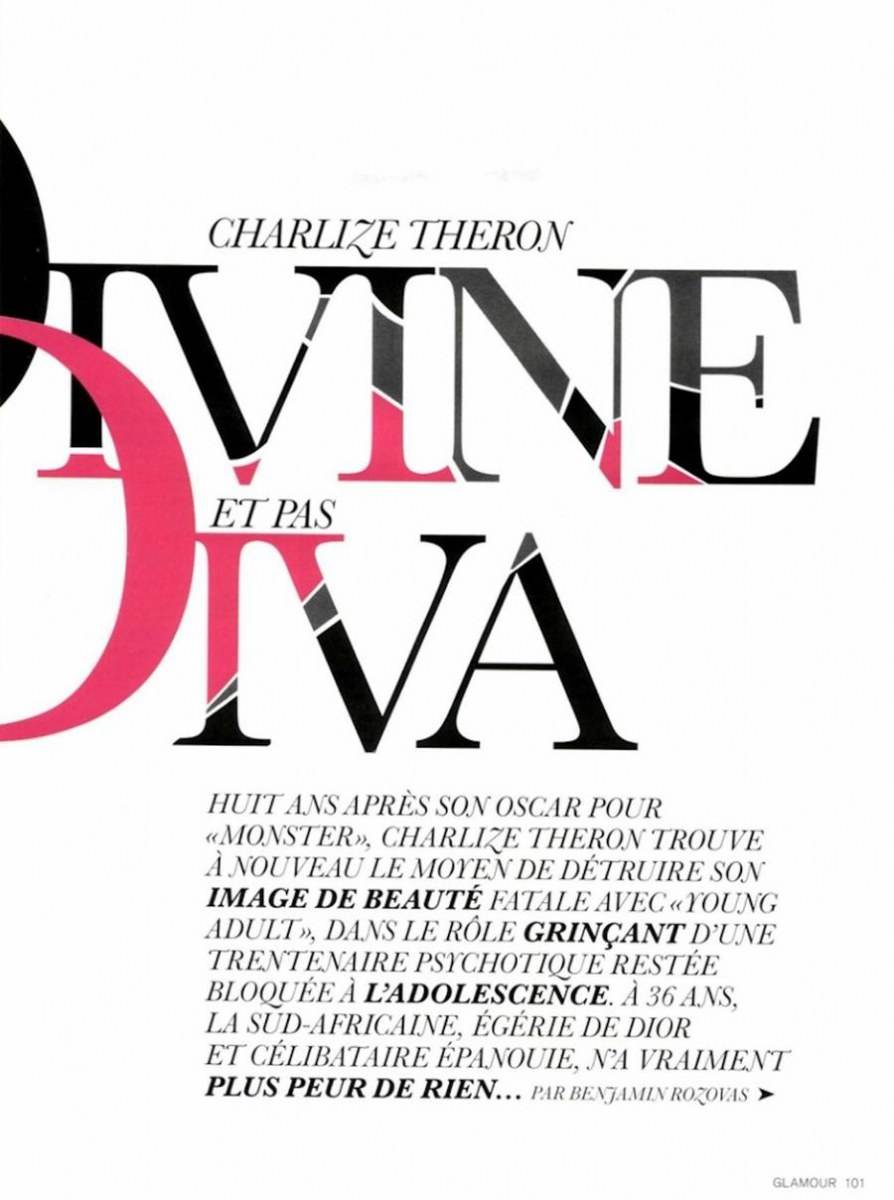 Charlize theron @ Glamour france march 2012