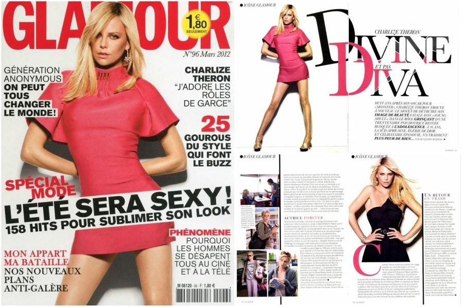 Charlize theron @ Glamour france march 2012