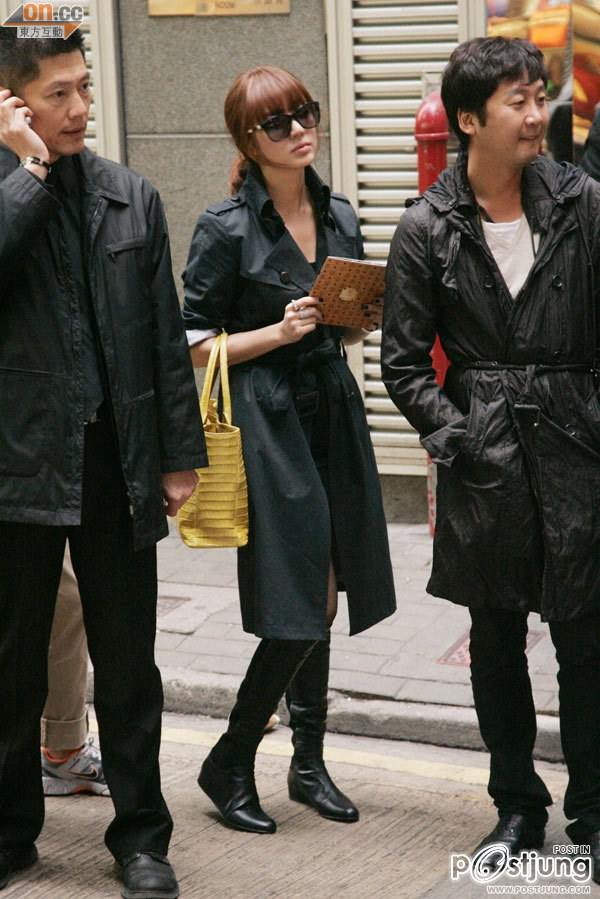yoon eun hye โดนปาปารัสซี่แอบถ่ายที่ MCM Flagship Store ฮ่องกง
