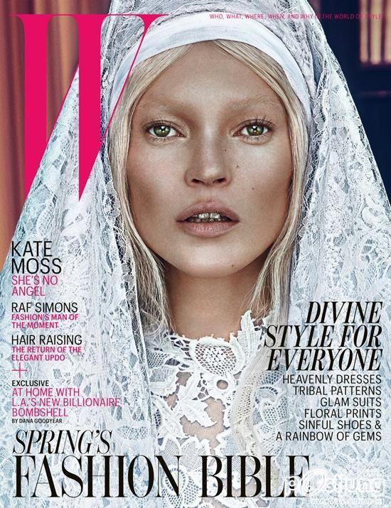 (Good Kate & Bad Kate) Kate Moss @ W Magazine March 2012