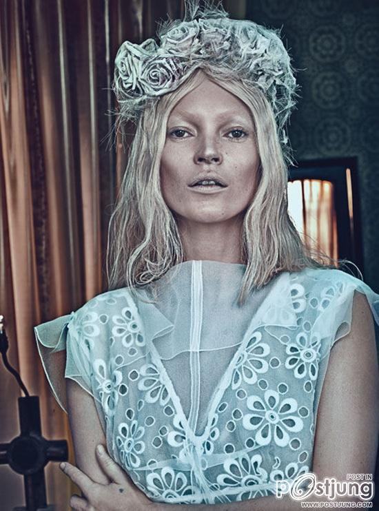 (Good Kate & Bad Kate) Kate Moss @ W Magazine March 2012