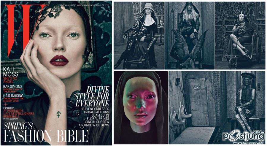 (Good Kate & Bad Kate) Kate Moss @ W Magazine March 2012