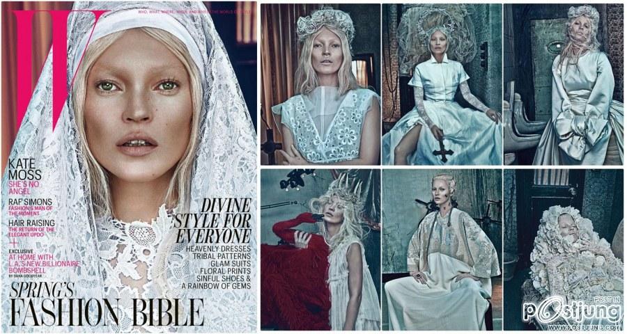 (Good Kate & Bad Kate) Kate Moss @ W Magazine March 2012