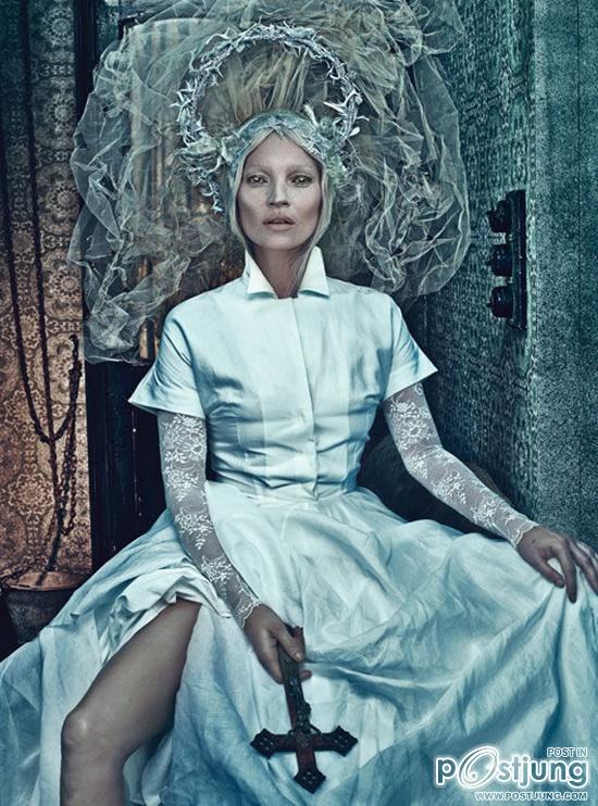 (Good Kate & Bad Kate) Kate Moss @ W Magazine March 2012
