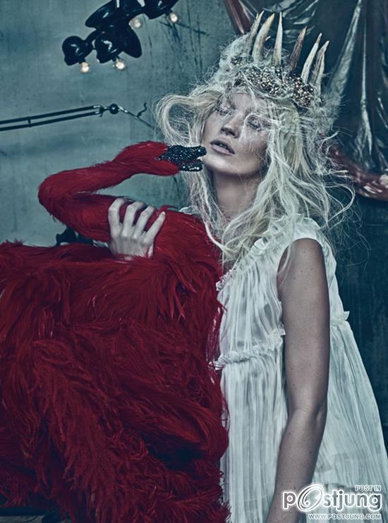 (Good Kate & Bad Kate) Kate Moss @ W Magazine March 2012
