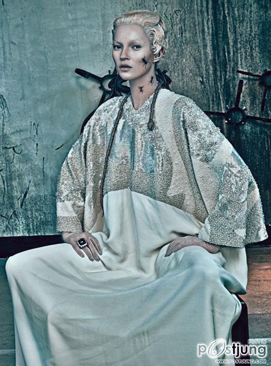 (Good Kate & Bad Kate) Kate Moss @ W Magazine March 2012