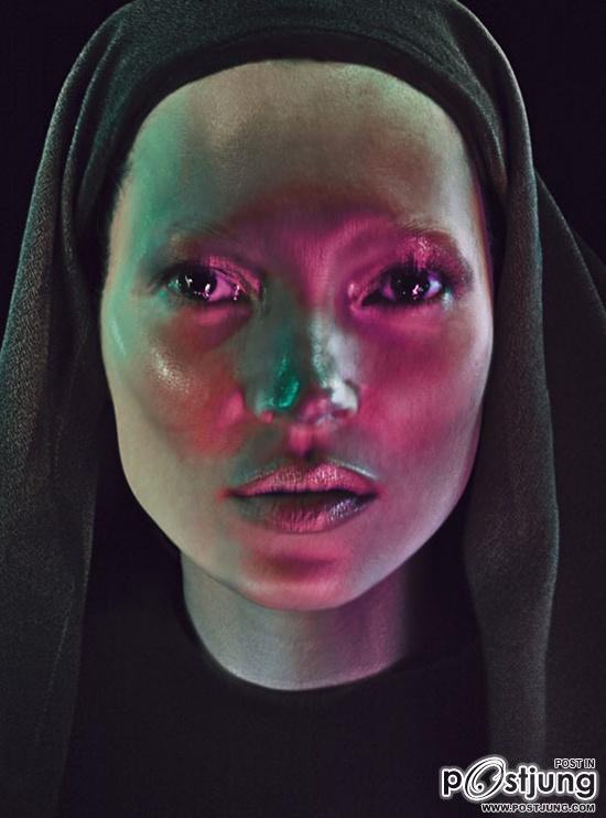 (Good Kate & Bad Kate) Kate Moss @ W Magazine March 2012