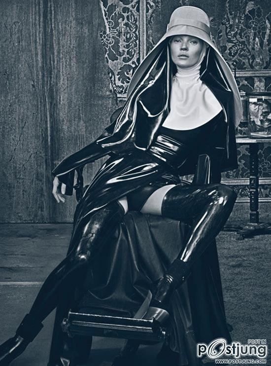 (Good Kate & Bad Kate) Kate Moss @ W Magazine March 2012