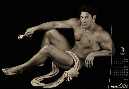 Men In The Alps : 2012 Calendar