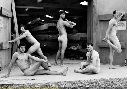 Hot English Rowers in art nude 2012 calendar