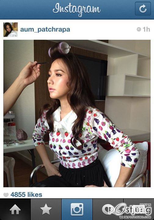 อั้ม พัชราภา Instragram update หลังฉากการถ่ายทำโฆษณาชุดใหม่!