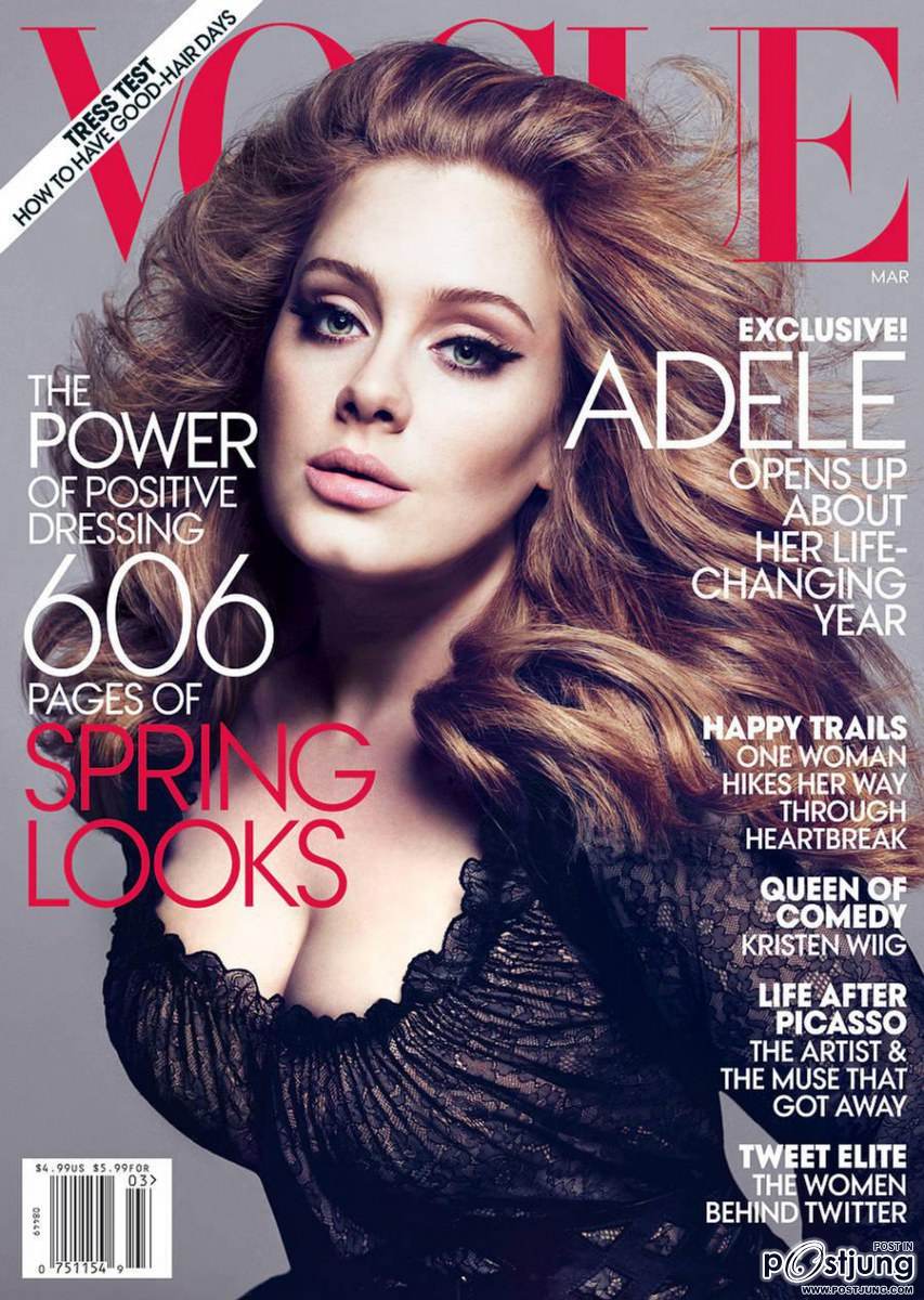 Adele @ Vogue US March 2012