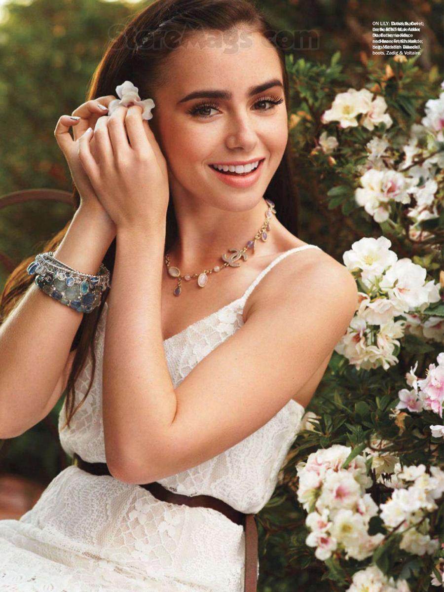 Lily Collins @ Seventeen Magazine March 2012