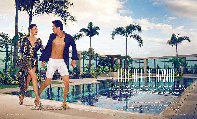 Bea & Zanjoe @ Metro Magazine January 2012