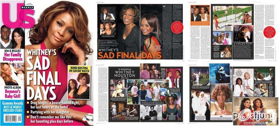 Whitney's sad final days @ Us Weekly February 2012