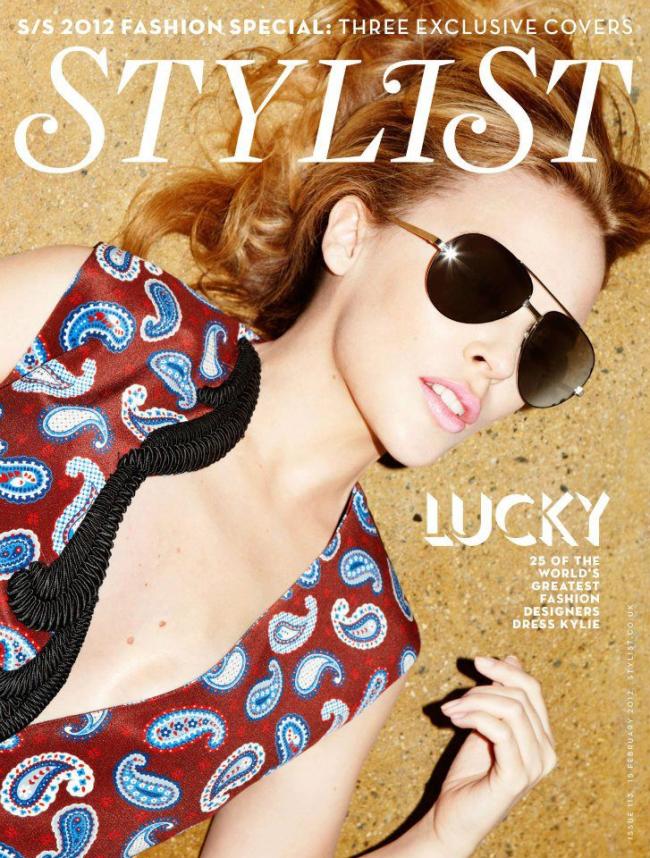 Kylie Minogue Gets Three Covers for Stylist UK&rsquo;s S/S 2012