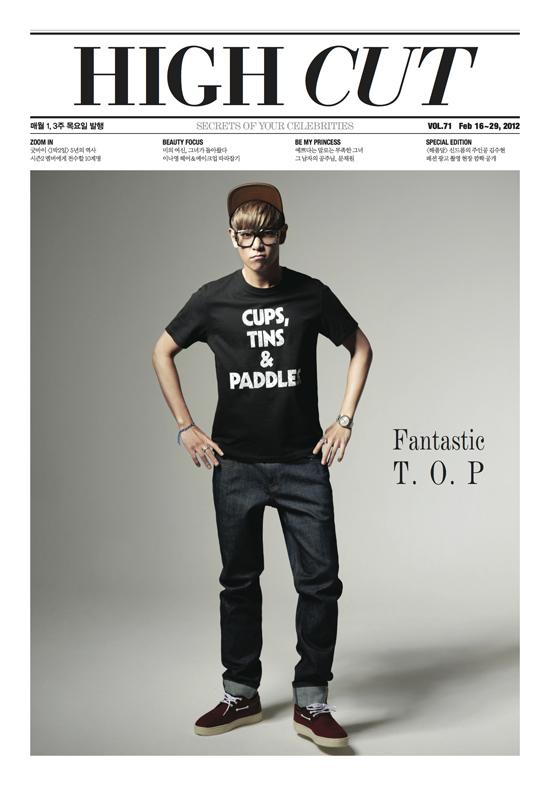 T.O.P @ High Cut vol.71 feb 17-29, 2012