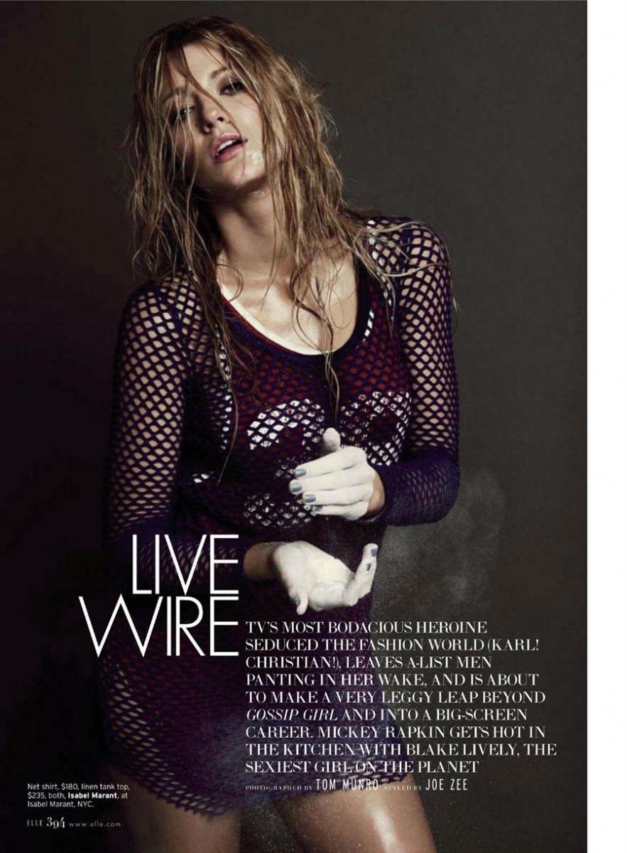 Blake Lively @ Elle US March 2012