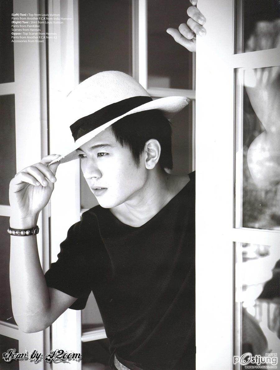 แดน วรเวช ,โทนี่ รากแก่น และสองพี่น้องยิปซี ยิปโซ @ HONEYMOON+TRAVEL  no.117 February 2012
