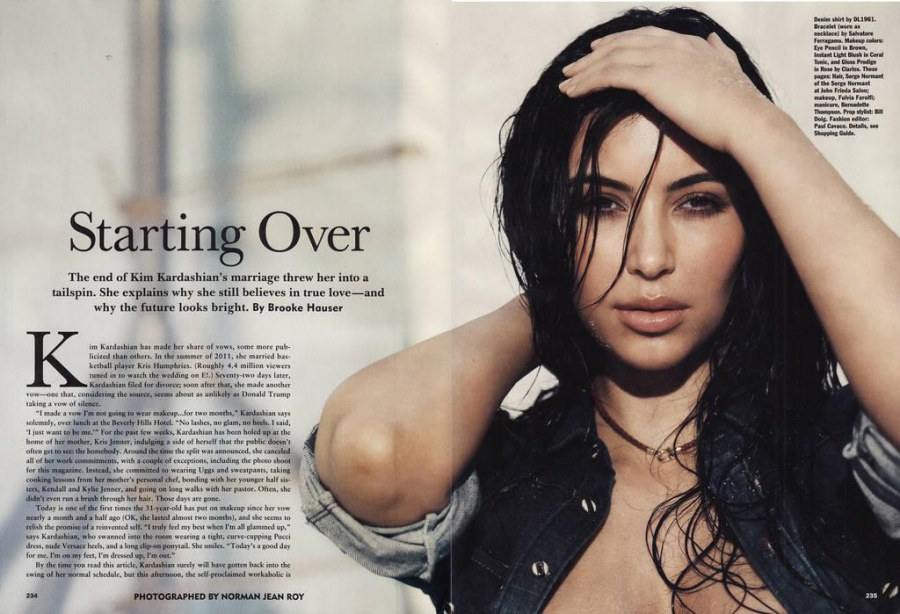 Kim Kardashian @ Allure Magazine March 2012