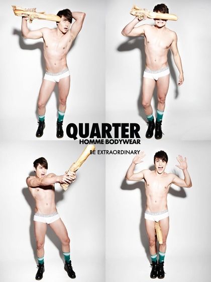 Nigel Haran for Quarter Homme Bodywear : HQ images