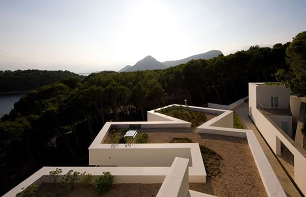 Luxury Summer House of Mediterranean Design Offers Amazing Views from a Rooftop Pool!