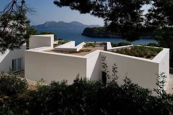 Luxury Summer House of Mediterranean Design Offers Amazing Views from a Rooftop Pool!