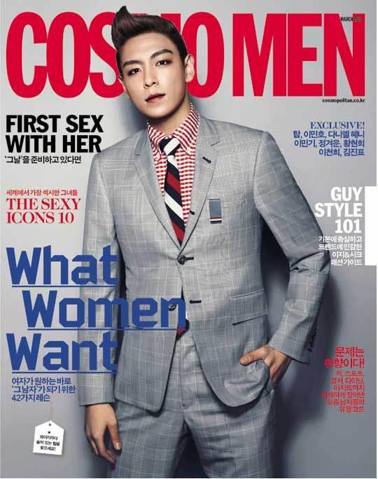 T.O.P @ Cosmo Men Magazine Korea March 2012