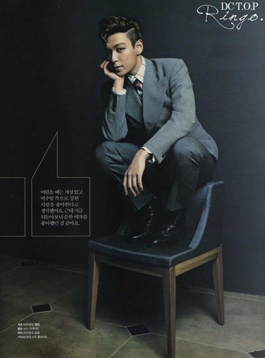 T.O.P @ Cosmo Men Magazine Korea March 2012