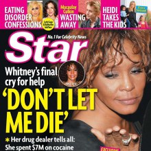 Whitney houston @ Star Magazine February 2012