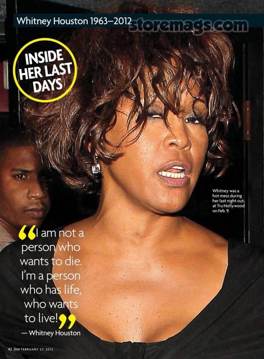 Whitney houston @ Star Magazine February 2012