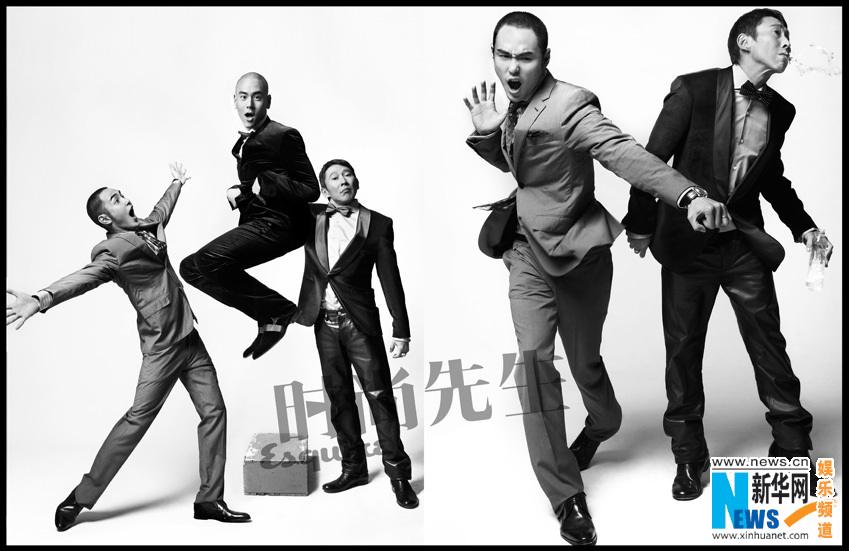 Ethan Ruan & Eddie Peng @ Esquire Magazine HK February 2012
