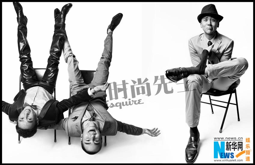 Ethan Ruan & Eddie Peng @ Esquire Magazine HK February 2012