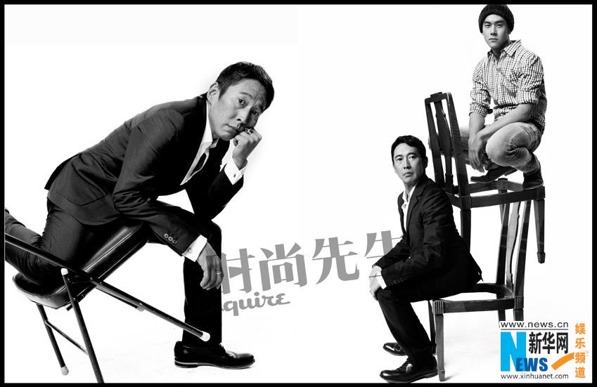 Ethan Ruan & Eddie Peng @ Esquire Magazine HK February 2012