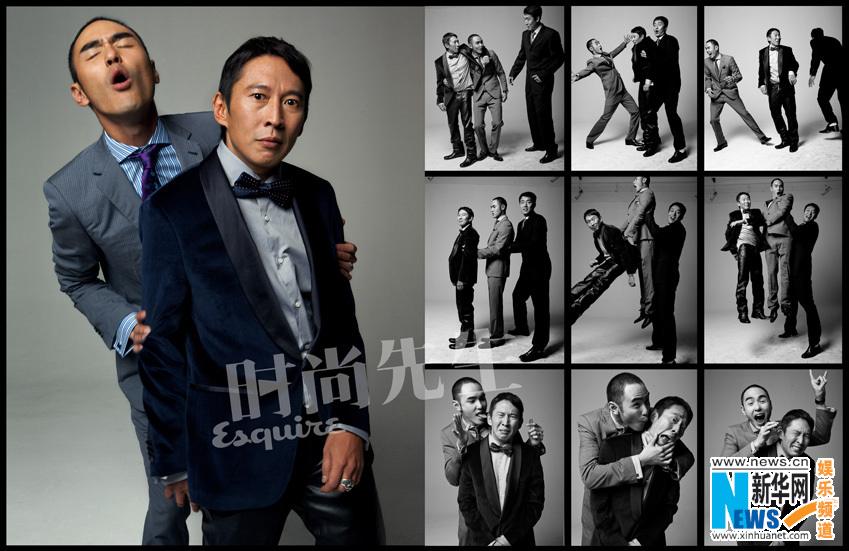 Ethan Ruan & Eddie Peng @ Esquire Magazine HK February 2012
