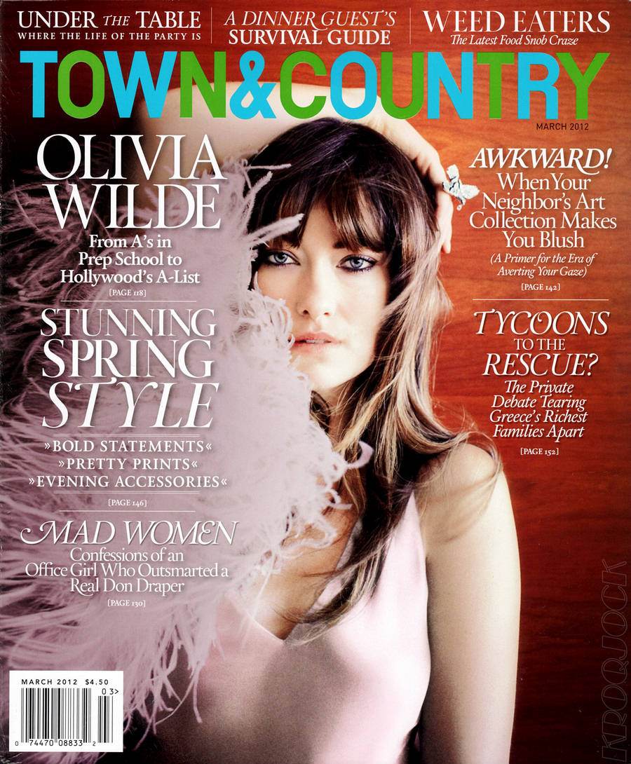 Olivia wilde @ Town & Country Magazine March 2012