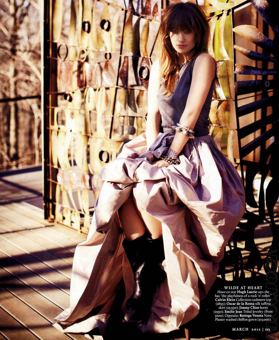 Olivia wilde @ Town & Country Magazine March 2012