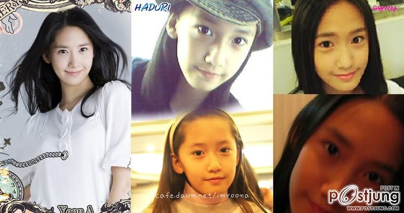 SNSD ก่อนศัลยกรรม เปรียบเทียบความต่าง ก่อน-หลังศัลยกรรม